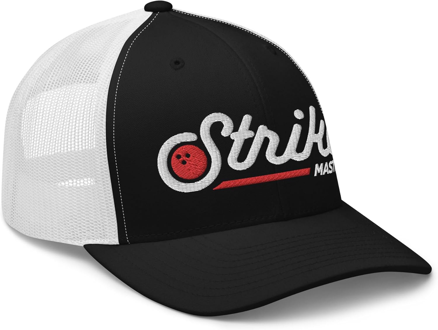 Strike Master Funny Bowling Hat Mesh Bowler Trucker Hat Cap