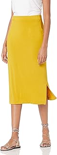 Amazon Essentials Women's Pull-On Knit Midi Skirt