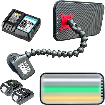 Car Dent Repair Light, Paintless Dent Repair Lamp with 22500ma Battery, Dent Reflector Lamp Board, for Car Body Dent Removal