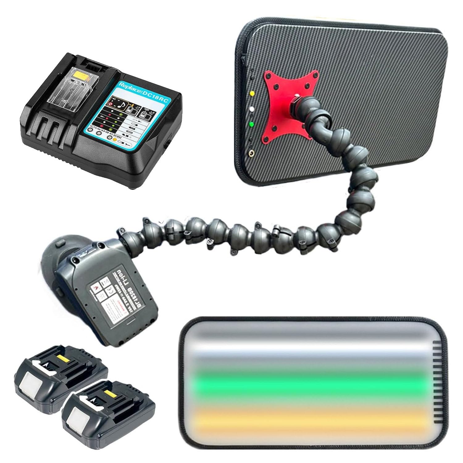 KJZQXYX Car Dent Repair Light, Paintless Dent Repair Lamp,Dent Reflector Lamp Board, For Car Body Dent Removal