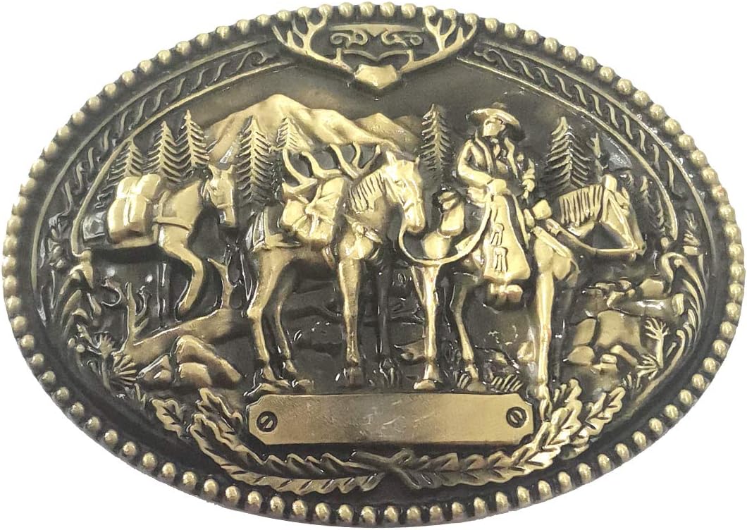Tochispa Western belt buckle for man zinc alloy buckle without belt