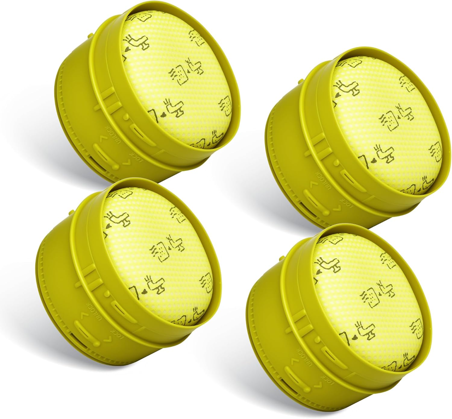 Smilefil 4Pack Replacement Washable Pre-Filter Compatible with LG CordZero Q3 C5323GW C5323B0 A9S A7 Stick Vacuums, Compare to Part COV30219301