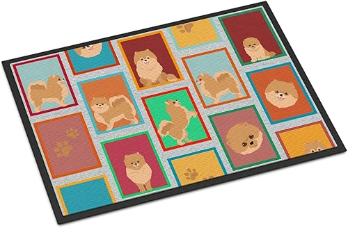 Vista 593 de Caroline's Treasures MLM1087MAT - Felpudo de perro de montaña bernés de 18 x 27 pulgadas, para interiores y exteriores, para entrada, Bernese