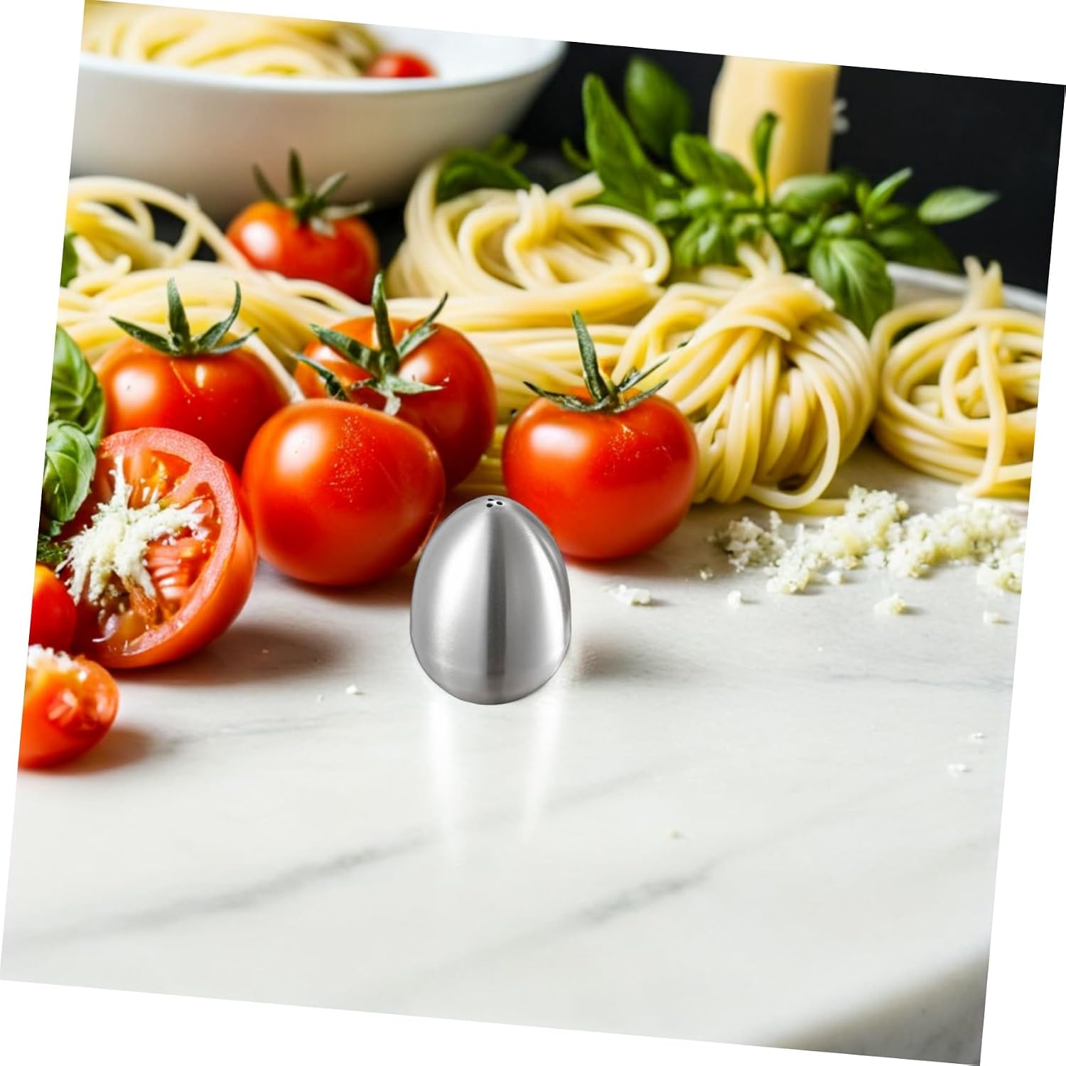 Egg Shaped Pepper Shaker, 3 Hole Rustproof Spice Seasoning Container