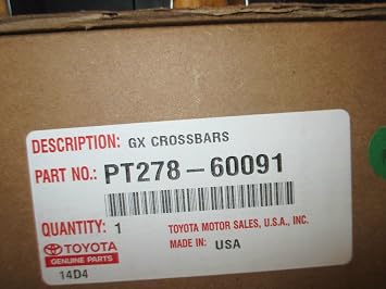 LEXUS OEM Factory ROOF Rack Cross BAR Set GX460 2010-2022