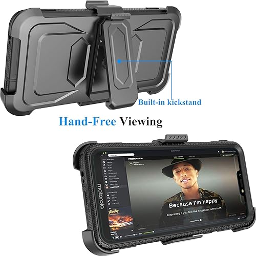 Miniatura 3 de Njjex Funda para Moto G7 Power CaseMotorola G7 SupraXT1955Moto E5 PlusE5 Supra Nbeck Protector de pantalla integrado resistente con bloqueo