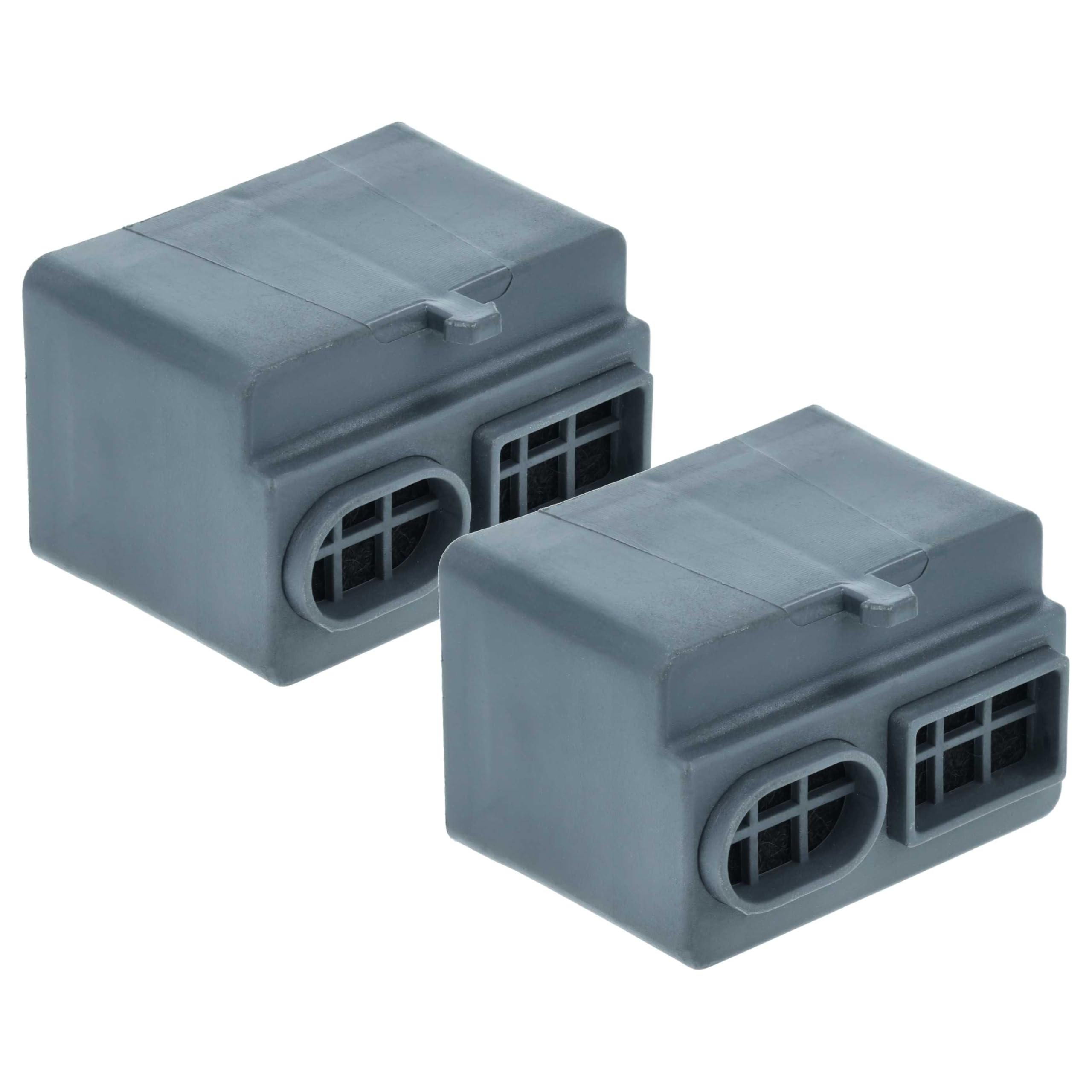 vhbw 2x Filter kompatibel mit Liebherr UWTGB1682-20G, WTES 1672, UWTGB1682-21A, WTES1672-20, WTES1672 Kühlschrank - Aktivkohlefilter