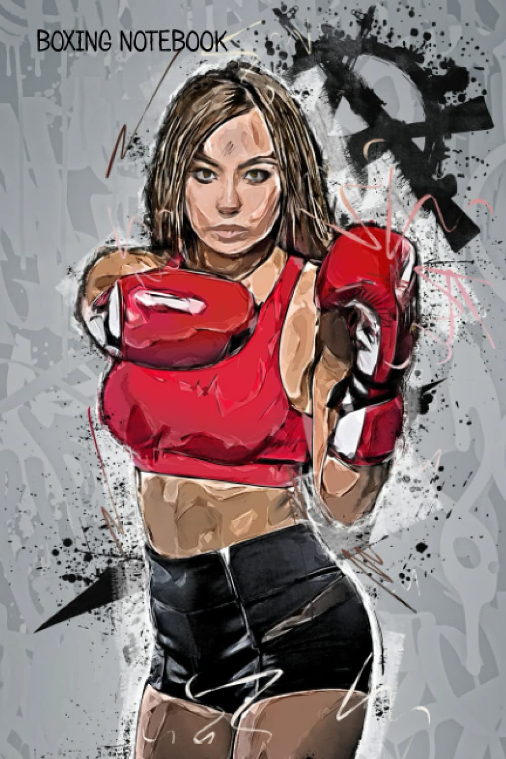 Boxing Notebook: Boxing journal | Boxing training notebook with a glossy cover and 110 lined pages for general notes and composition. 6x9 inches.