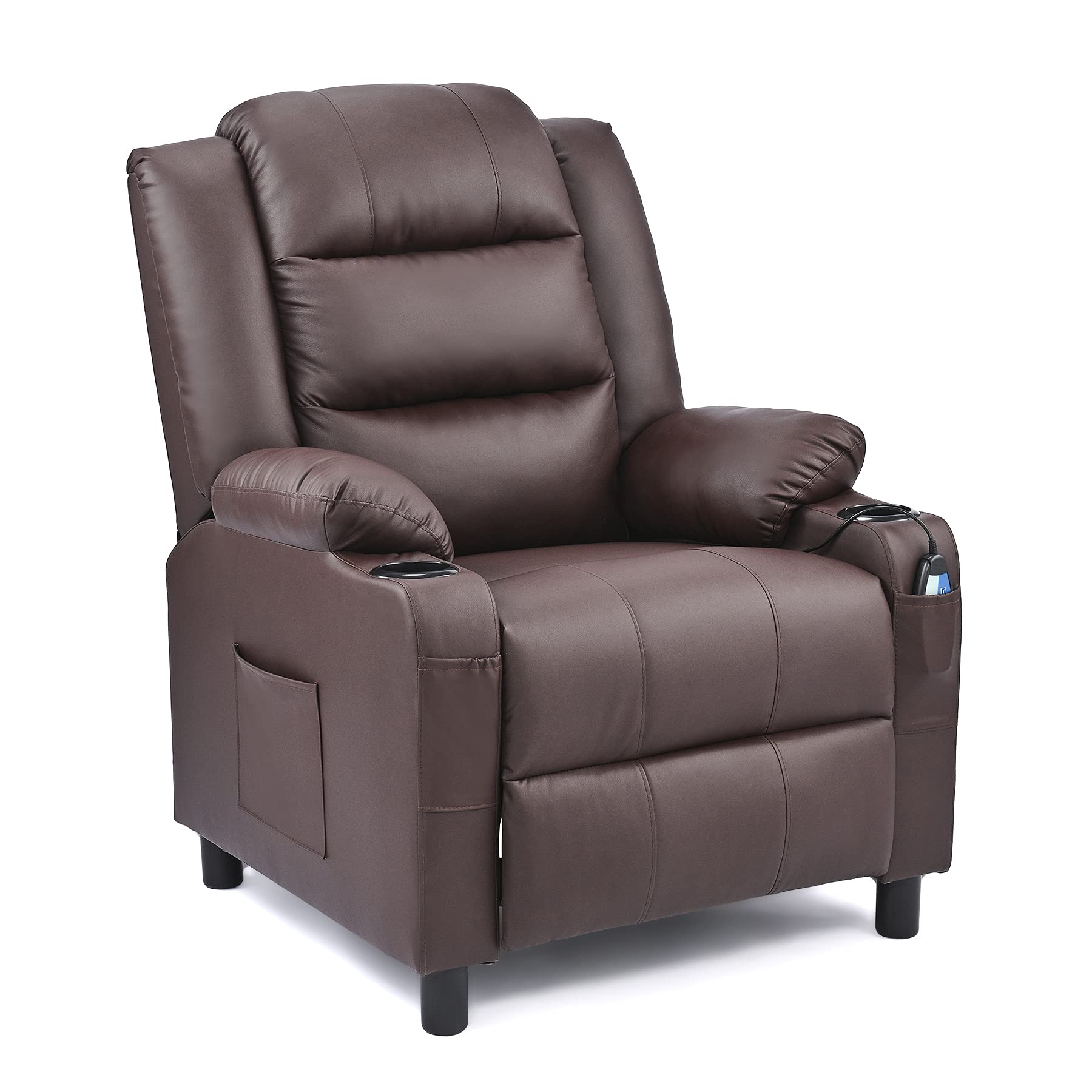 Buy COZ Bonded Leather Massaging Recliner Chair Lounge Chair for
