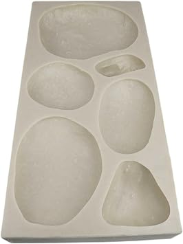 Veneer Stone Rubber Mold for Concrete, River Rock Flats, 23.75x11.5, Version 2, Recycled Material