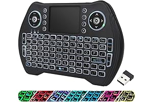 EASYTONE Mini Wireless Keyboard and Touchpad Combo