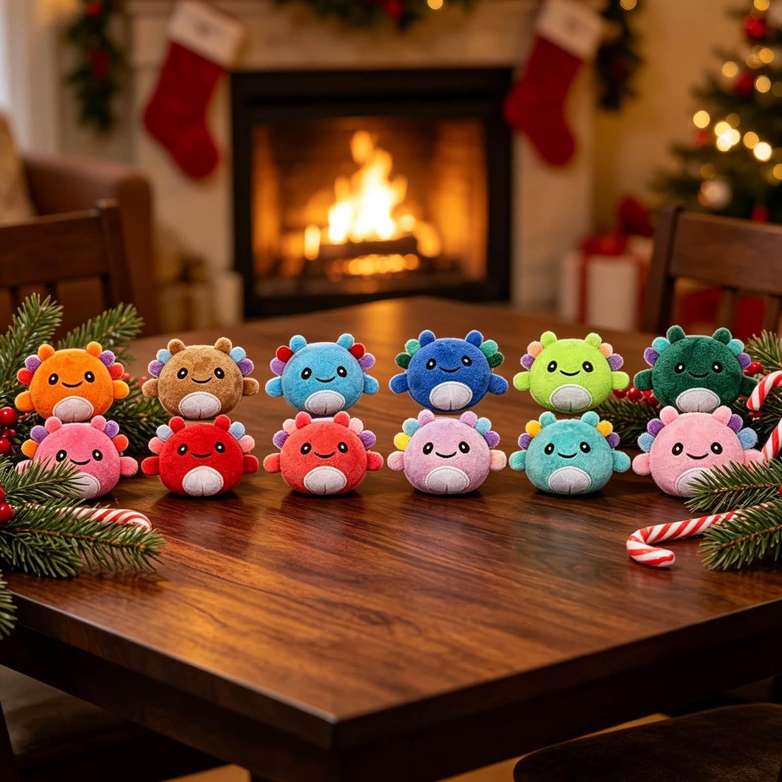 Calendrier de l'Avent Peluche 24 Jours Axolotl en Peluche Calendrier de