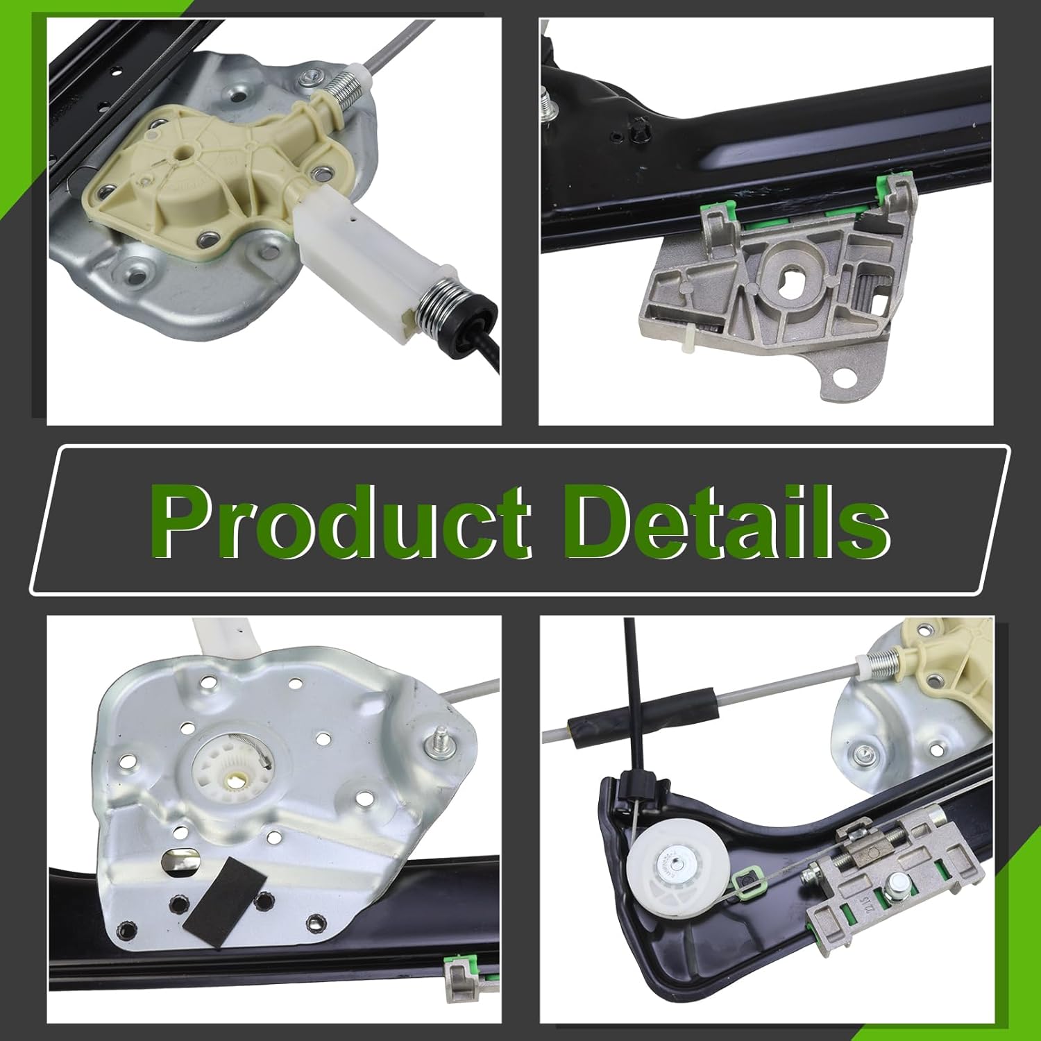 51337198910 Right Power Window Regulator Front Passenger Side for BMW Z4 E85 E86 2002 2003 2004 2005 2006 2007 2008 Convertible Coupe, 6Cyl, 2.5L 3.0L, Replaces 51217142238 51337013754