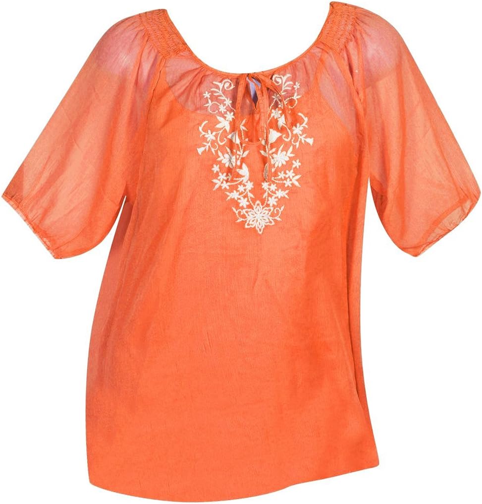 ORANGE PHEASANT TOP
