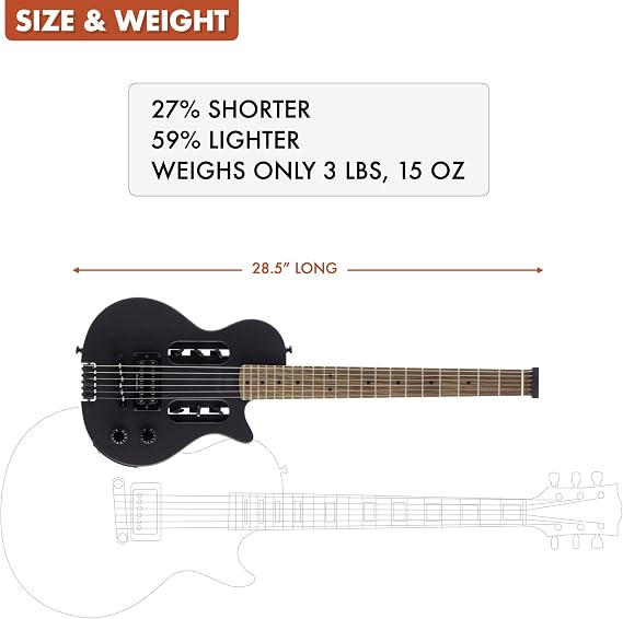 Traveler Guitar EG-1 Blackout - Matte Black