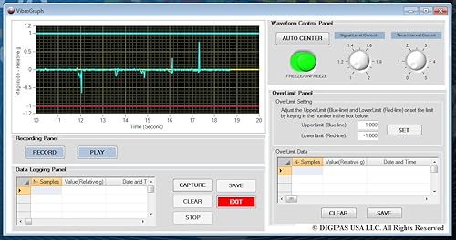 Miniatura 6 de Digi-Pas 2-AXIS ULTRA-Precision Digital Nivel 1-acrsec 0000inM Inclinómetro DWL8500XY  Software PRO trazable por NIST