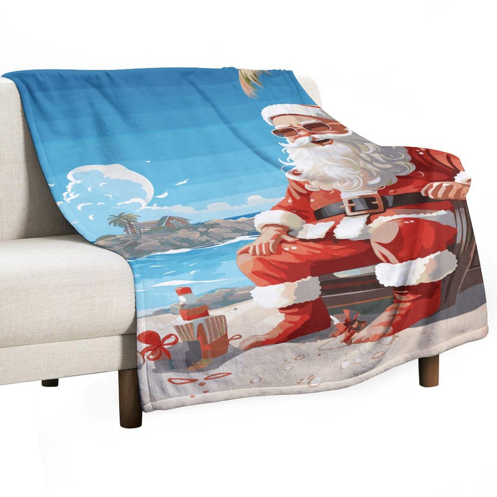 Couverture polaire en flanelle douce pour des soirées cocooning sur votre canapé