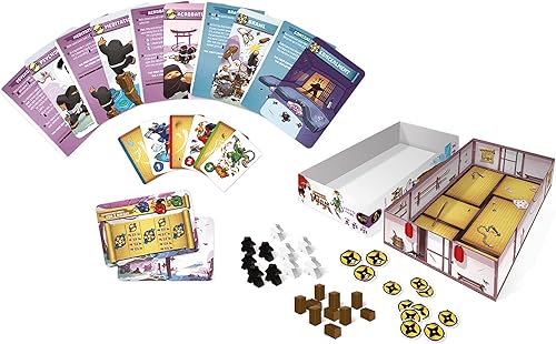 Miniatura 2 de Ninja Academy - Mini juegos, niños y familia, juegos Iello, a partir de 8 años, 3-5 jugadores, 20 minutos