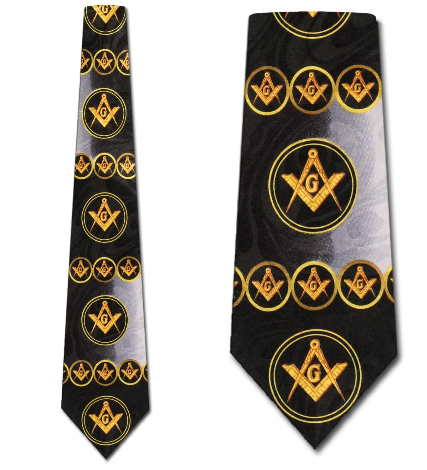 Steven Harris Mason Ties Mens Freemason Necktie Mason Medallion Tie Free Mason Neckties for Men