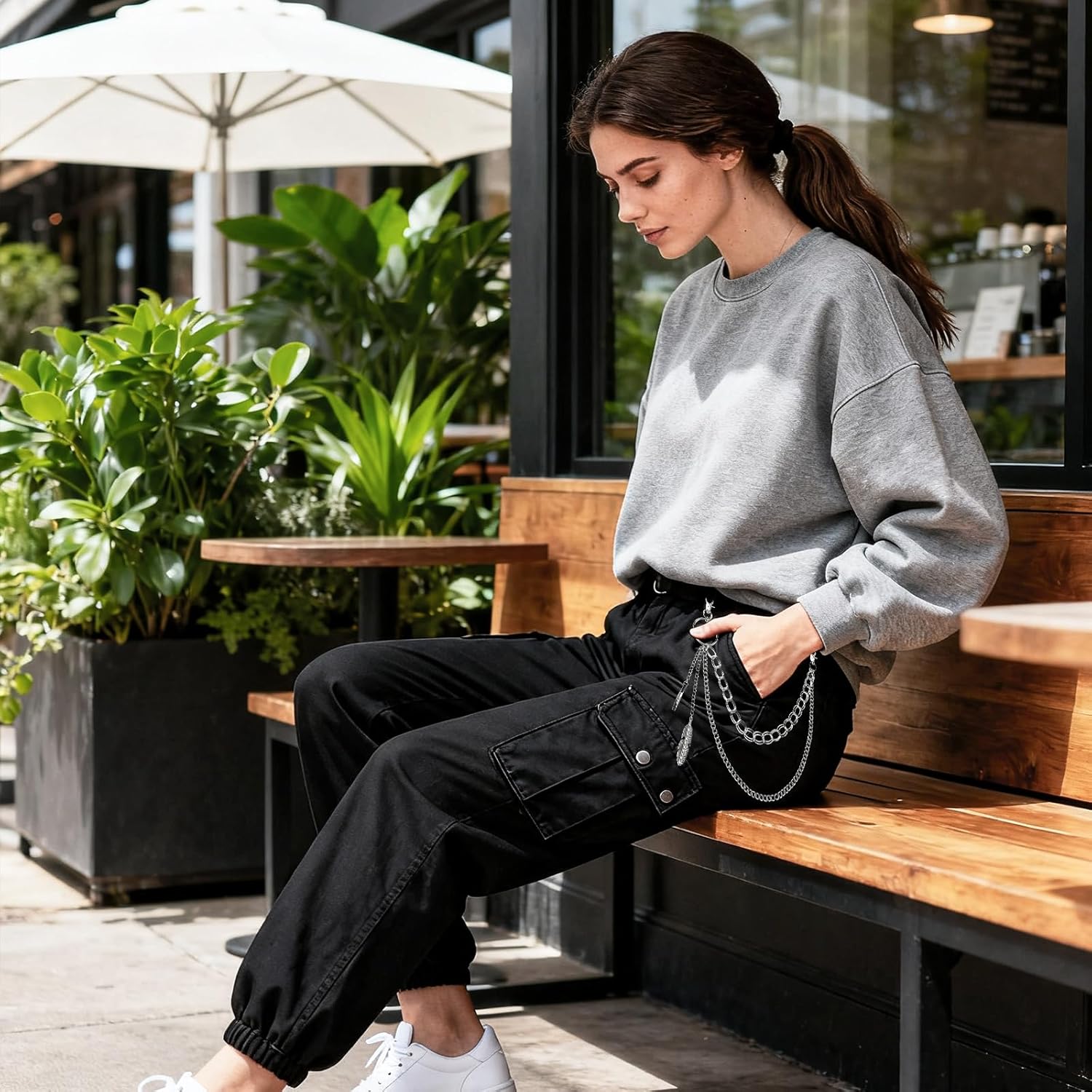 Punk Pants Chain, Hip Hop Jeans Chain Wallet Chain Pocket Chain Jewelry Accessories for Women Men - Image 4