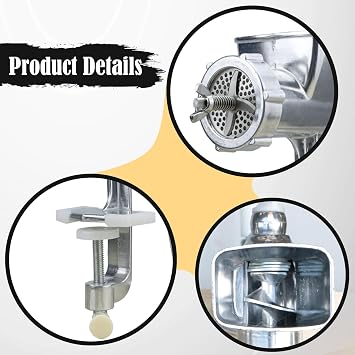 Manual Dry Feed Machine with Table Clamp, Compact 1.5 Mm/2 Mm/2.5 Mm/3 Feed Granulator for Home Use