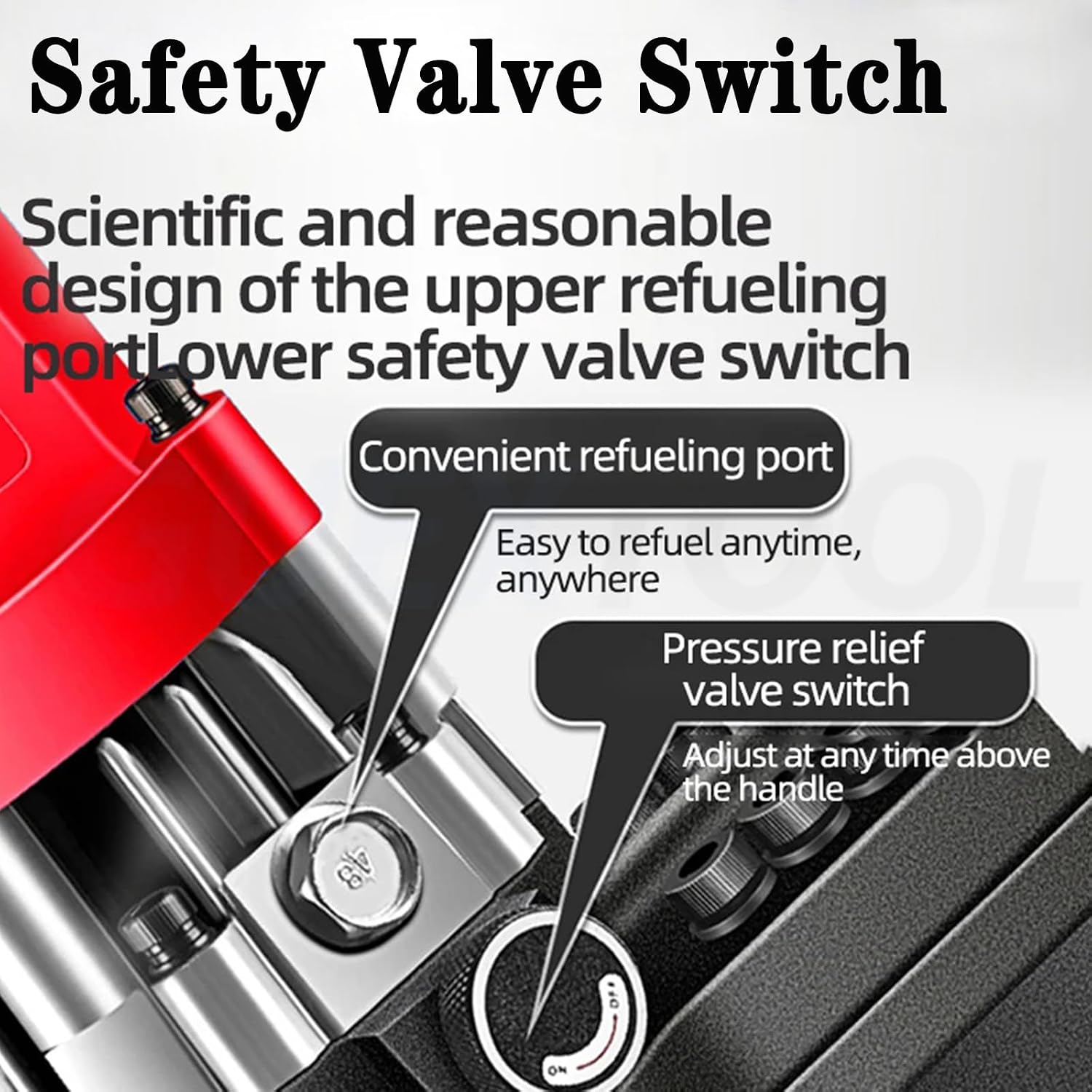 Electric Hydraulic Hole Puncher, 2200W Electric Hydraulic Punching Tool, Electric Hydraulic Hole Punch with 5 Dies (0.33"-0.81"), for Iron, Copper, Aluminum Plate, Angle Steel