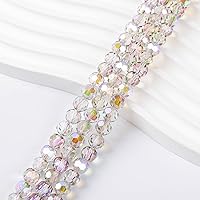 Vista 10 de 200 cuentas de cristal redondas de champán de 0.315 in para la fabricación de joyas