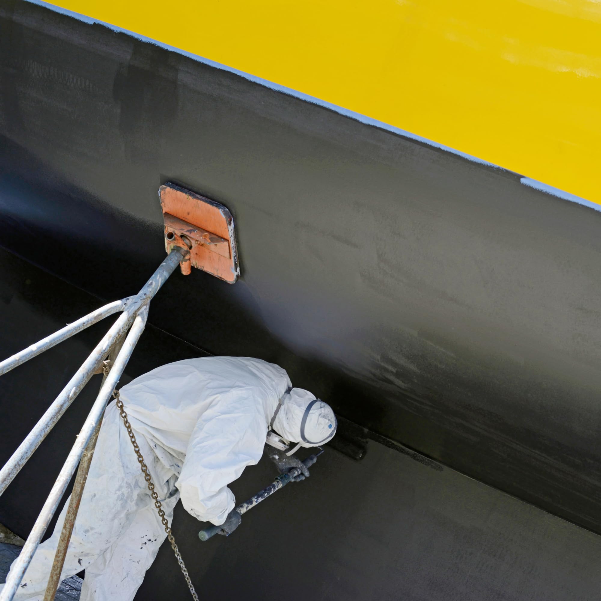 PPG Schiffsfarbe Sigmadur 550 4L Polyurethan für Boote Yachten Rümpfe Schwarz RAL 9005
