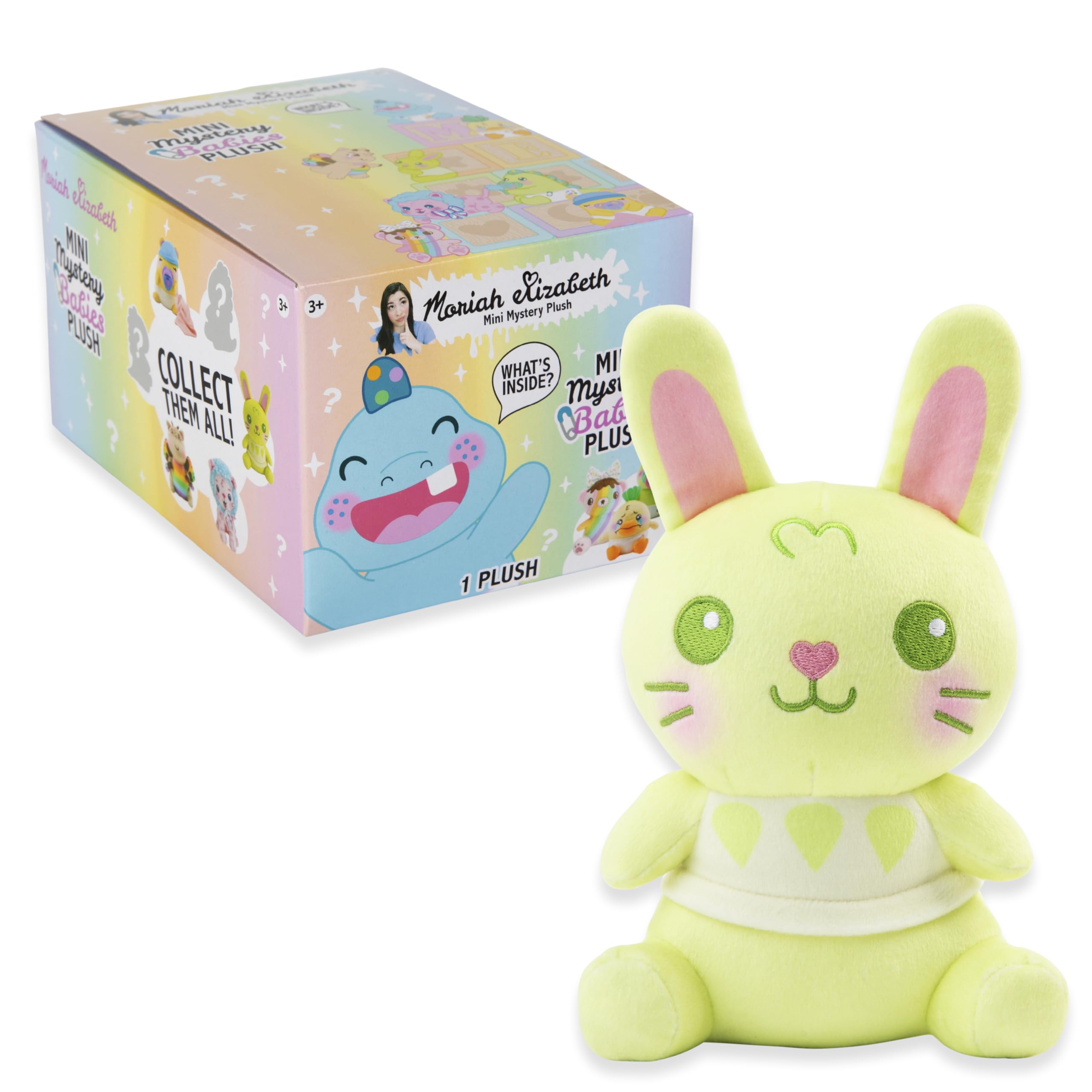 Moriah Elizabeth Mini tajemniczy plusz, seria 4, Baby Mystery Plush, YouTube Craft Channel, Blind Box, 1 z 8 możliwych, oficjalny produkt