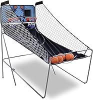 Vista 2 de Saturnpower Shot Creator Juego de Arcade de Baloncesto Interior Plegable Electrónico Juego Deportivo de Doble Tiroteo Oficial para el Hogar Doble