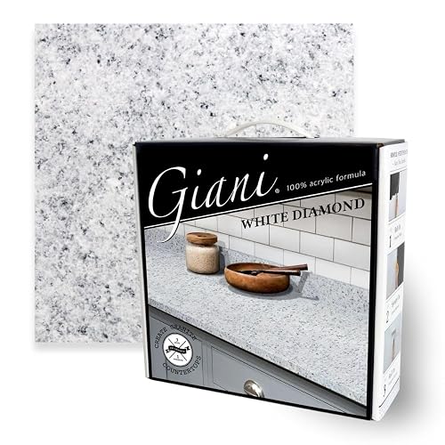 Giani Granite Countertop Paint Kit 2.0-100% Acrylic (White Diamond)