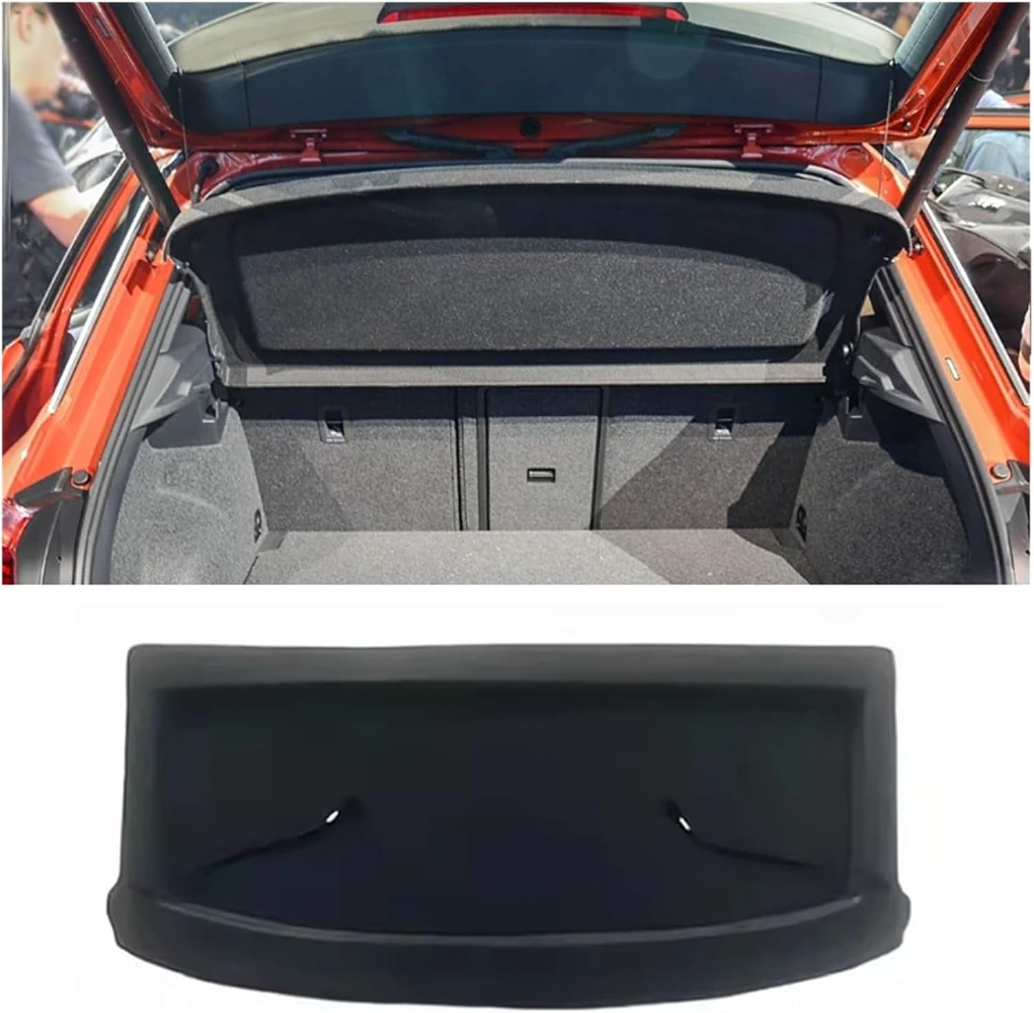 Compatible with VW T-ROC Not-Retractable Trunk Cargo Cover Parcel Rack Anti-Peeping Auto Interior Accessories