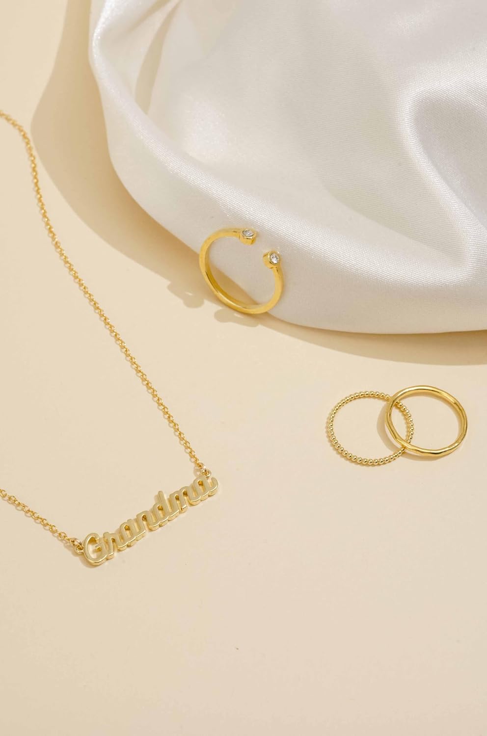 Grandma Necklace | Handmade in the USA, 14K Gold Fill Chain & Plated Charm - Image 6