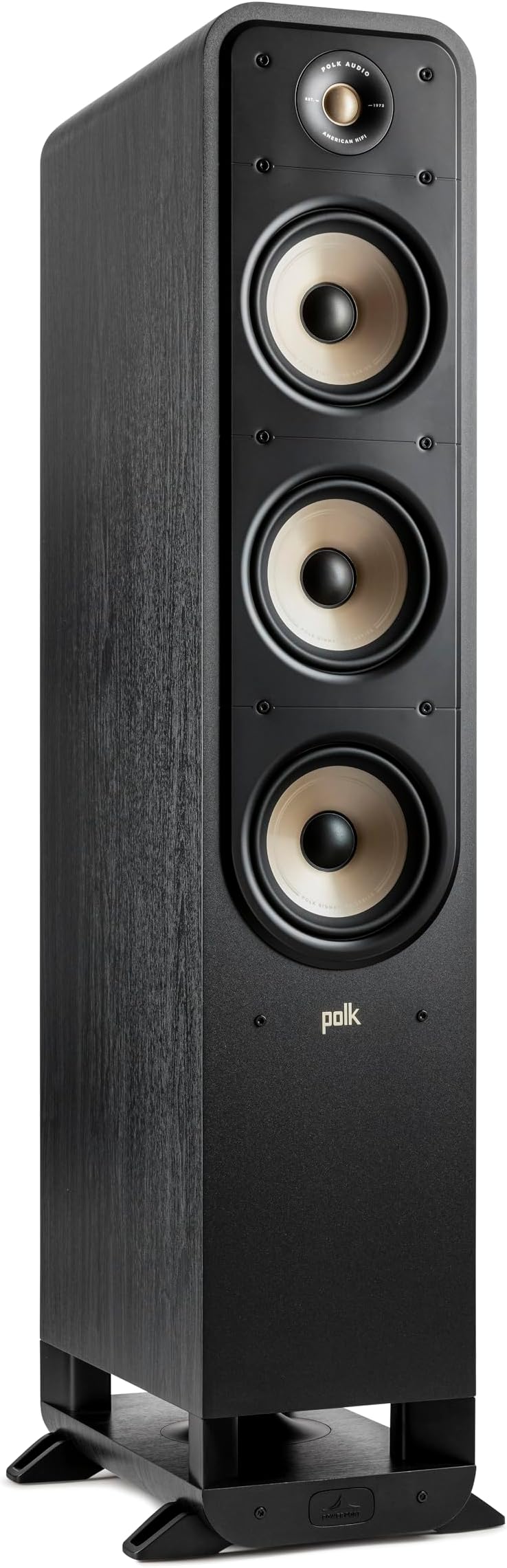 Signature Elite ES60 Tower Speaker - Hi-Res Certified, Dolby Atmos & DTS:X Compatible, 1" Tweeter & Three 6.5" Woofers, Power Port Technology for Effortless Bass, Stunning Black