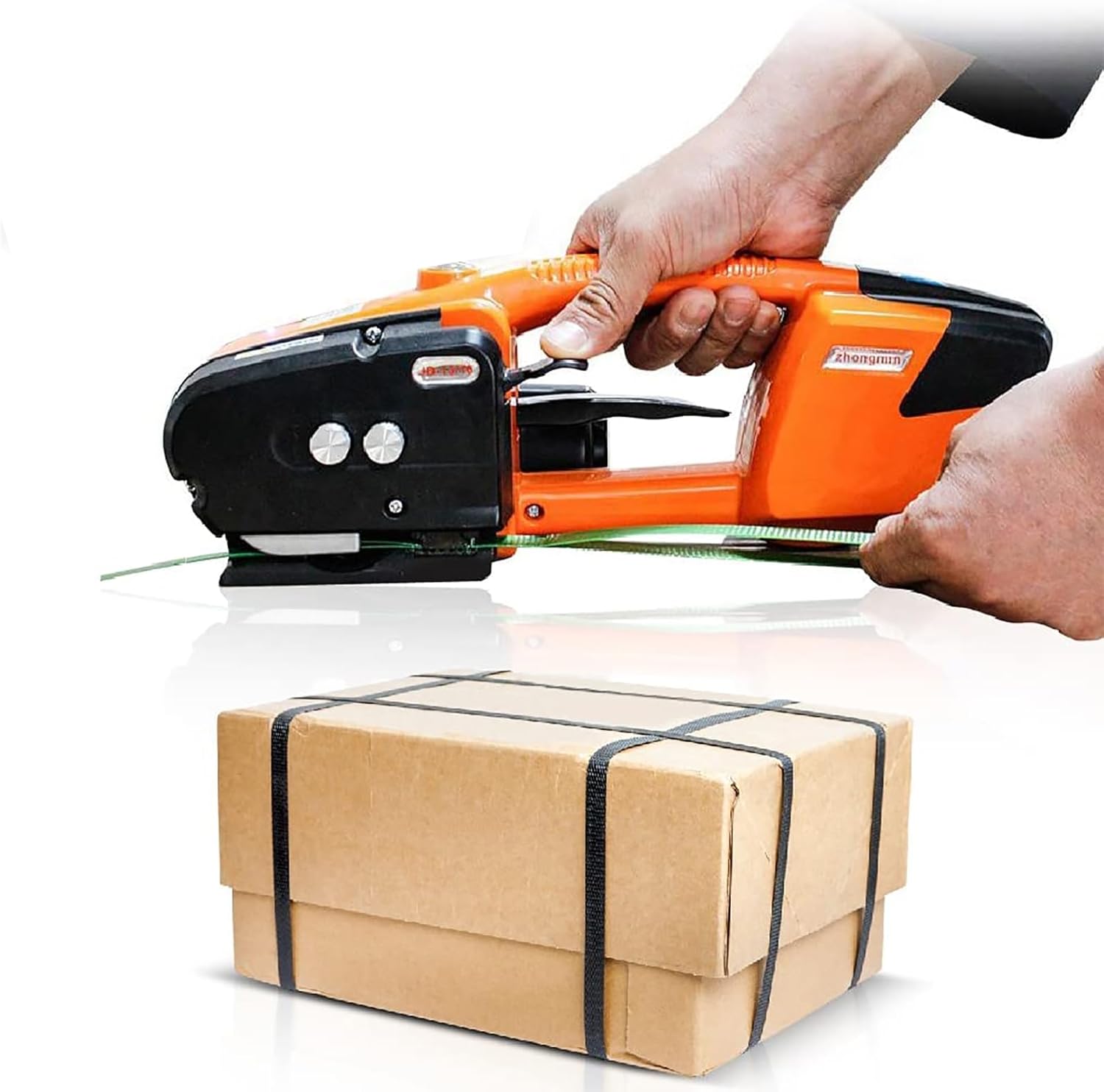 Automatic Electric Welding Strapping Tool - Battery-Powered Hot Melting Banding Machine for 13-16MM PP/PET Straps - Efficient Packaging Solution