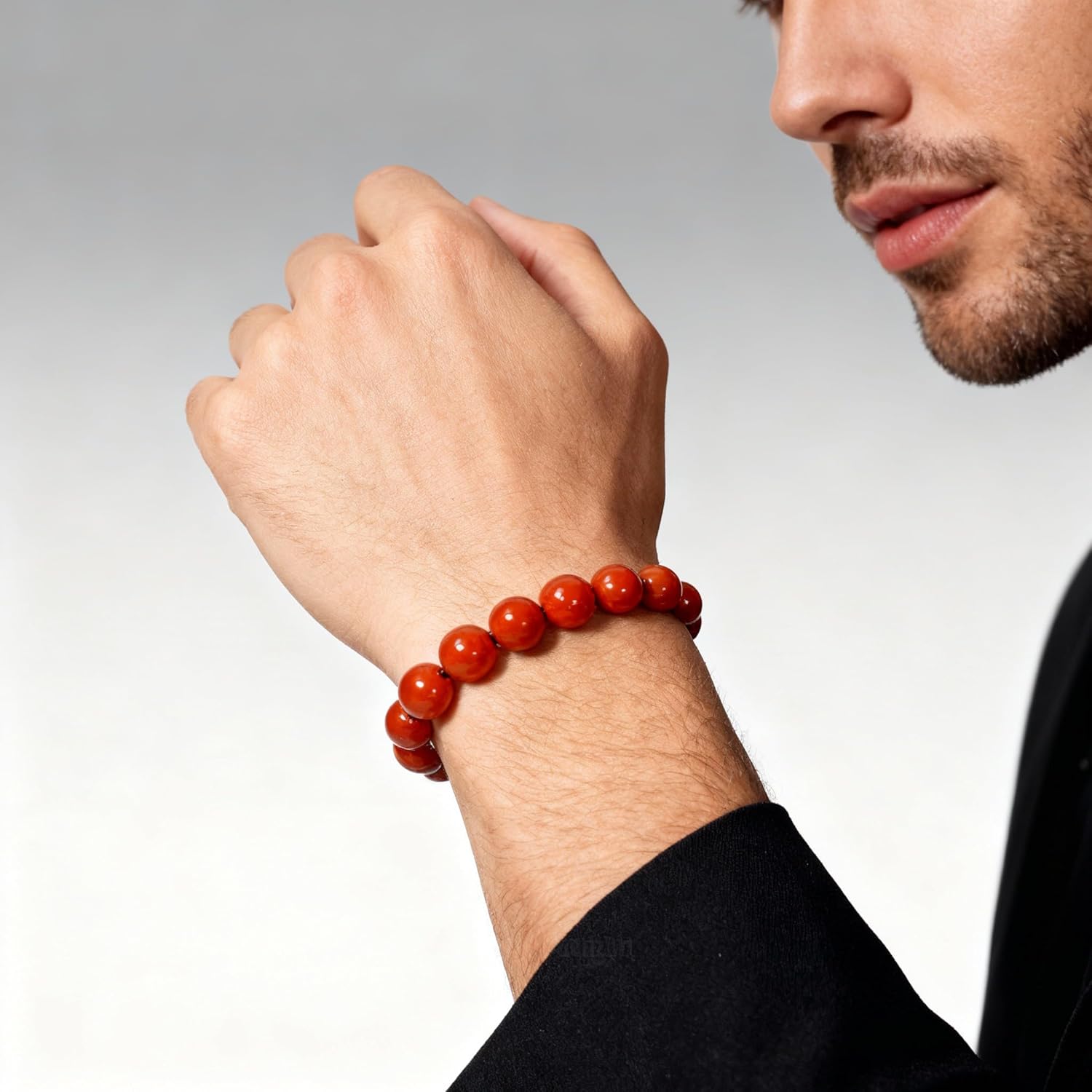 The Vida Handmade AAA+ Quality Crystal Stretch Elastic Bracelet - Nature Gemstone-8mm - Jewelry Gift - Holiday Gift - For Women & Men - Image 6