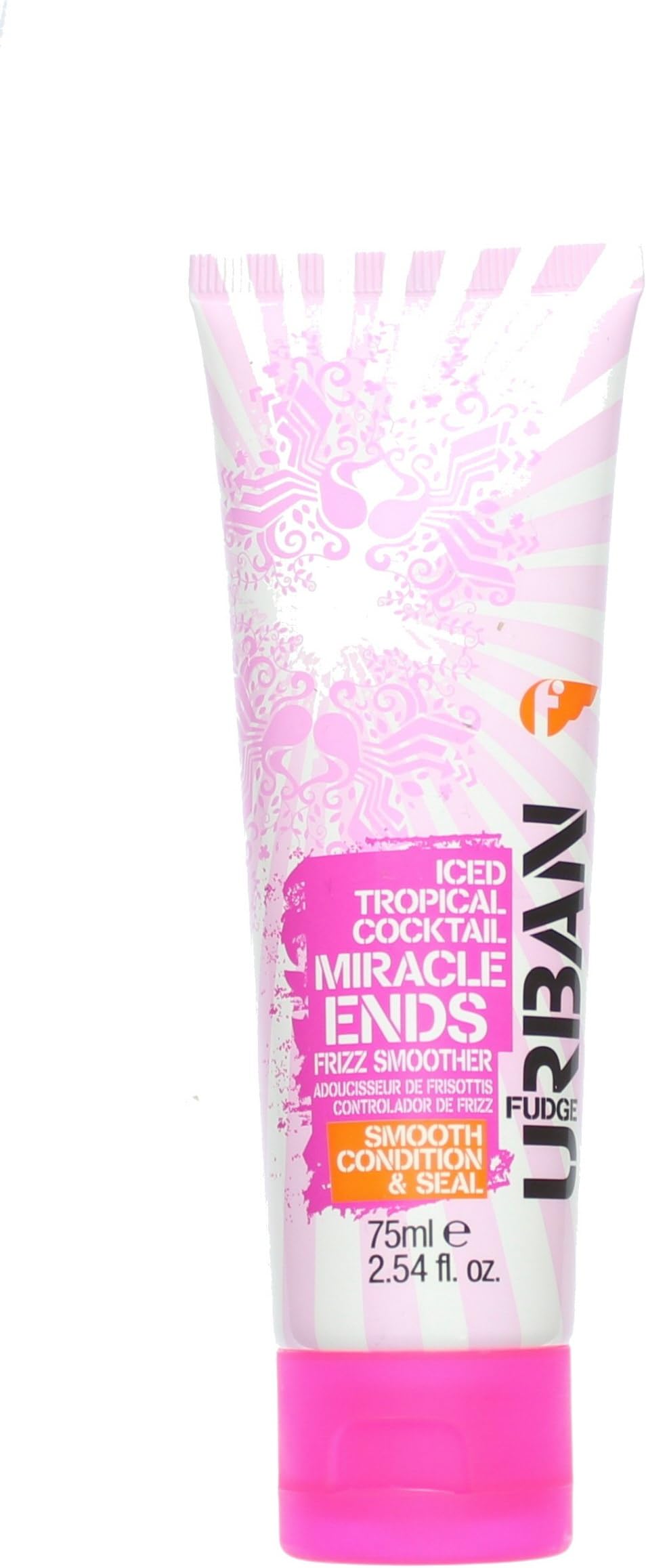 Urban Fudge Iced Tropical Cocktail Miracle Ends Frizz Smoother, 75 ml
