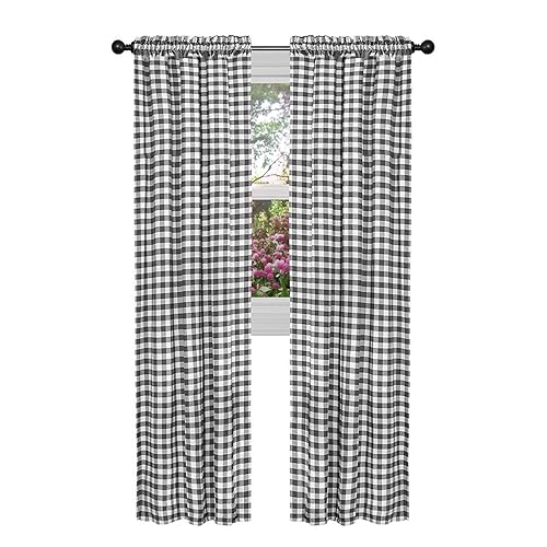 Checkered Curtains Amazon Com