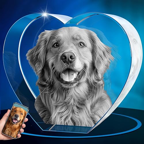 ArtPix 3D Foto de cristal, regalos personalizados de Navidad para mujeres, esposa, ella, él, hombres, marido, abuela, gran regalo personalizado de