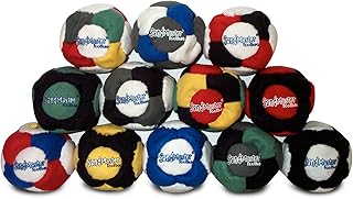 SandMaster Footbag Hacky Sack 12 Pack