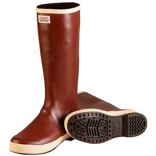 TINGLEY Rubber Co. MB926B Pylon - Botas de lluvia con punta lisa (16 pulgadas), 07, granate