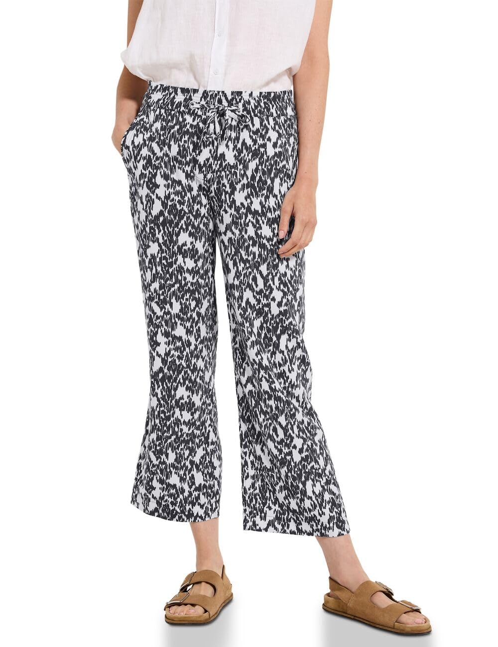 Cecil Women's Trousers, Vanilla White, XS