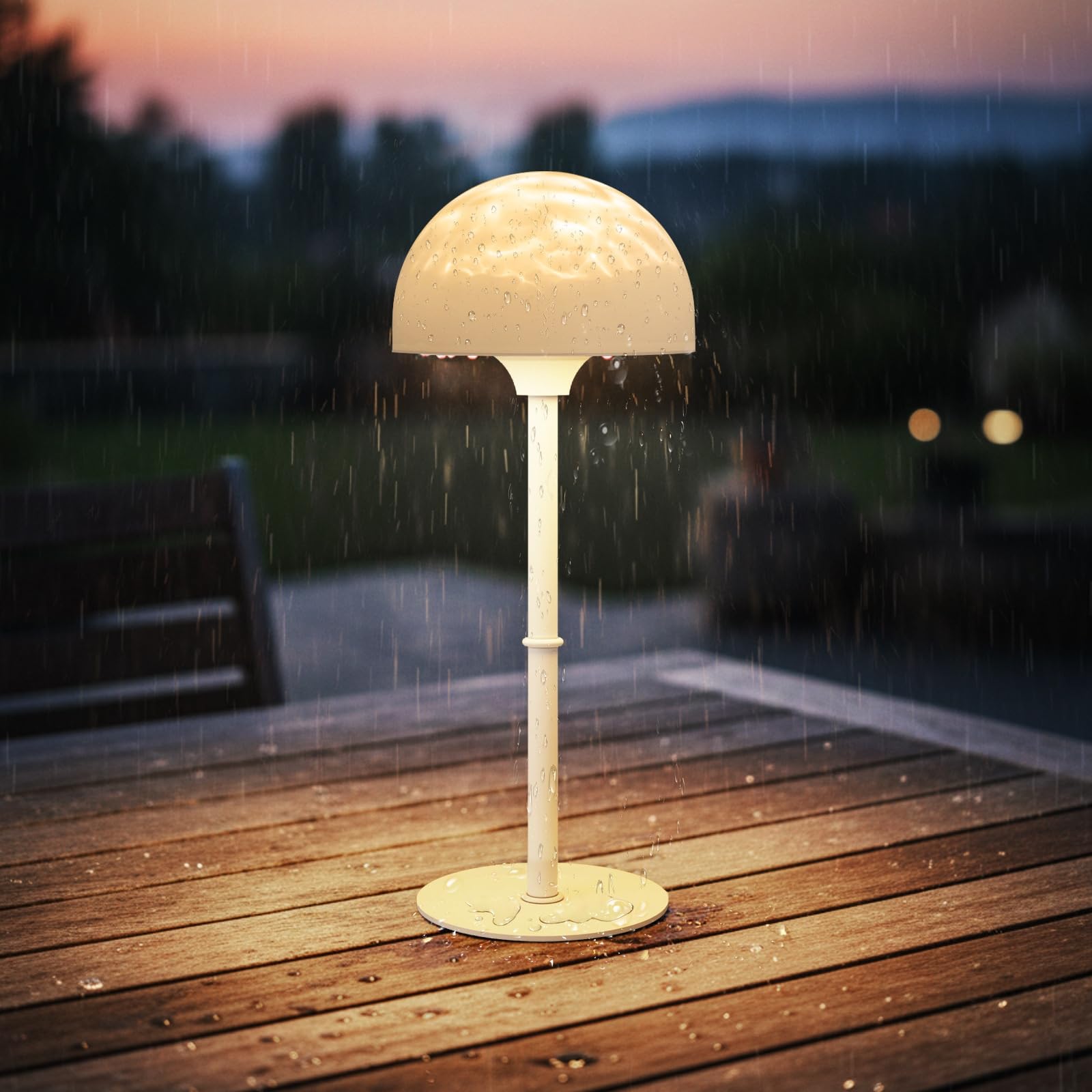 Luz nocturna LED multifuncional con proyección de olas oceánicas y ajuste de brillo ajustable, luz nocturna LED de estado de ánimo