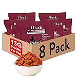Flock Keto Chicken Skin Chips | Terry Black\'s BBQ Flavor | Low Carb, High Protein, Gluten-Free Chicken Crisps, Keto Snack, Low Carb Chips, Protein Crackers, Diet Snacks, 8-Pack (1oz)