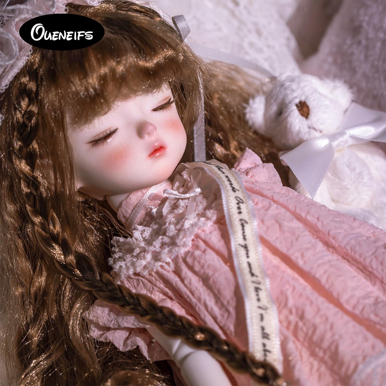 Oueneifs 1/6 Mianmianbjd Fullset Lalka BJD z zamkniętym okiem dla dzieci w wieku 15 lat