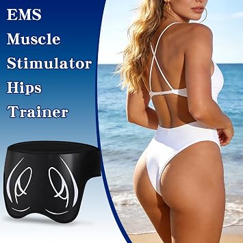 EMS Hip trainer,Butt Muscle Stimulator,ABS Trainer,8 Modes 19 Levels
