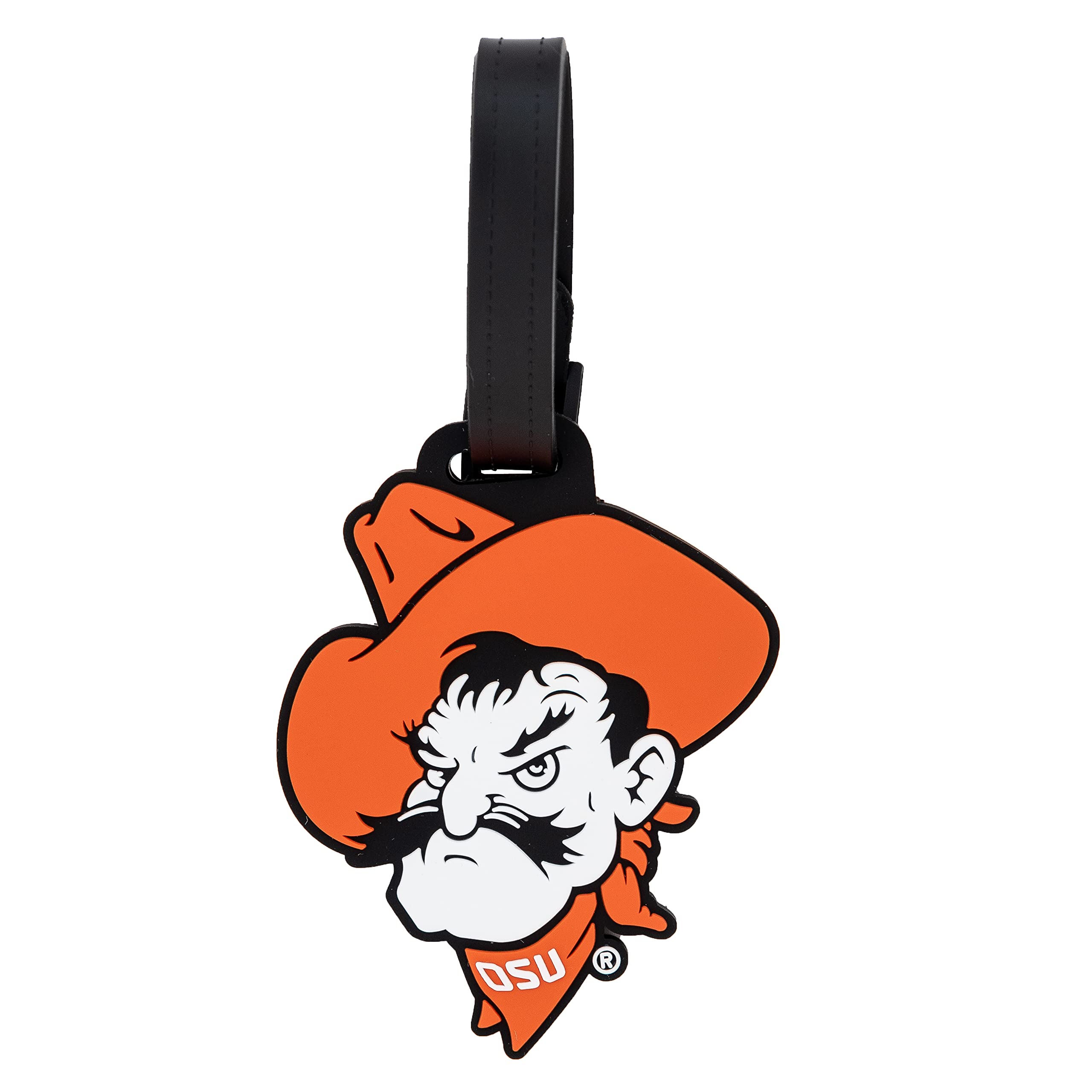 Desert Cactus Oklahoma State University Luggage Tag – Official OSU Cowboys Travel ID Tag for Suitcases, Bags, and Carry-Ons (PVC - Design A)