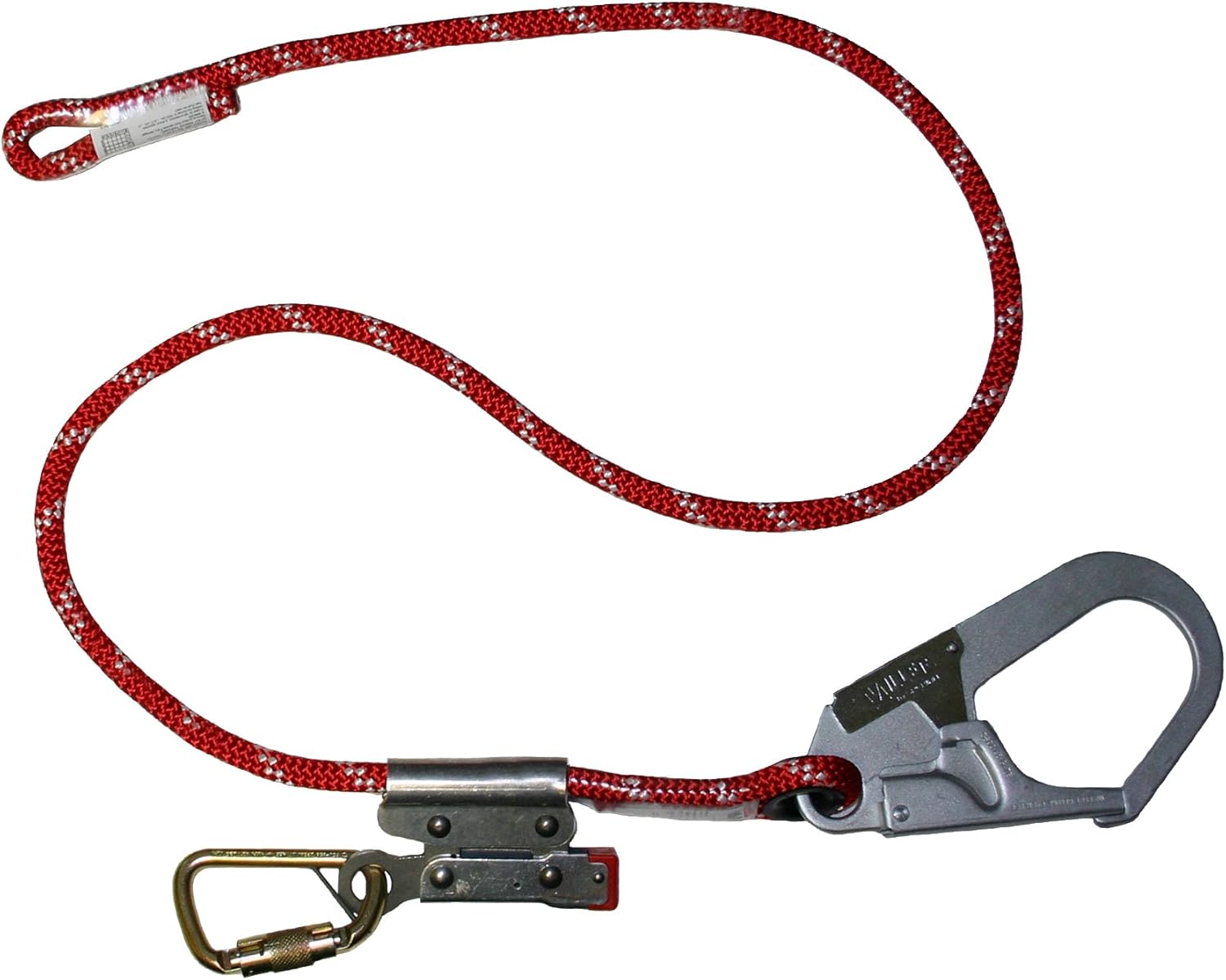 Miller by Honeywell 1014937/Adjustable Positioning Lanyard, 2m, Red