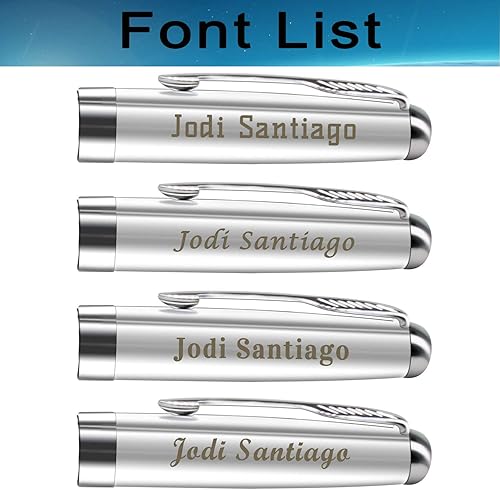 Miniatura 4 de Bolígrafos personalizados, estuche para bolígrafos grabado personalizado para hombres, bolígrafos Twist Action 0.7, juego de bolígrafos de