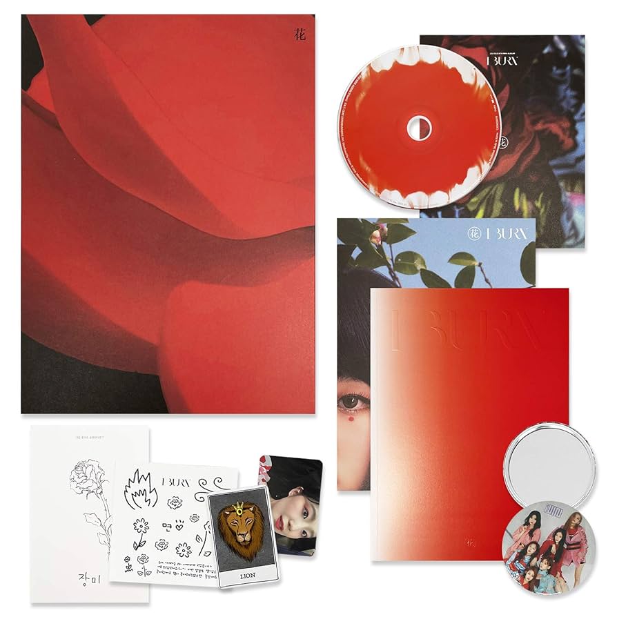 G)I-DLE 4th Mini Album - I BURN [ FLOWER ver. ] CD + Booklet +